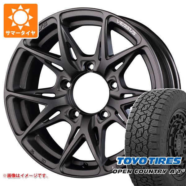 5本セット ジムニー用 サマータイヤ トーヨー オープンカントリー A/T3 175/80R16 91S ブラックレター レイズ ベルサス VV21SX 5.5-16 タイヤホイール5本セットの通販は