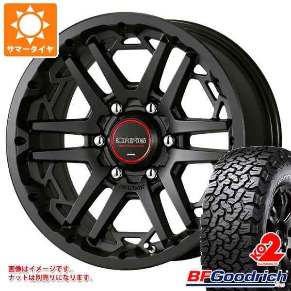 ハイラックスサーフ215系用 サマータイヤ BFグッドリッチ オールテレーンT/A KO2 LT265/65R17 120/117S ホワイトレター  ワーク クラッグ ｜au PAY マーケット