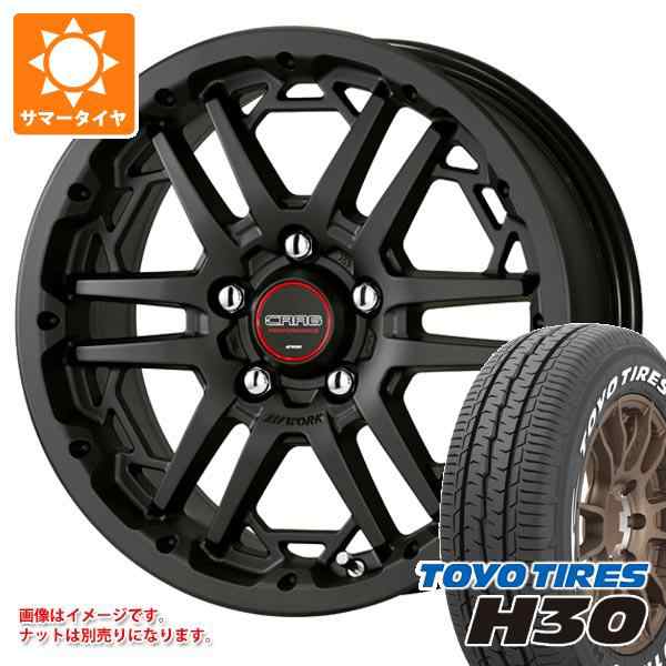 T31エクストレイル用 サマータイヤ トーヨー H30 215/65R16 C 109/107R ホワイトレター ワーク クラッグ T-グラビック3 7.0-16 タイヤホイール4本セットの通販は 103,455円