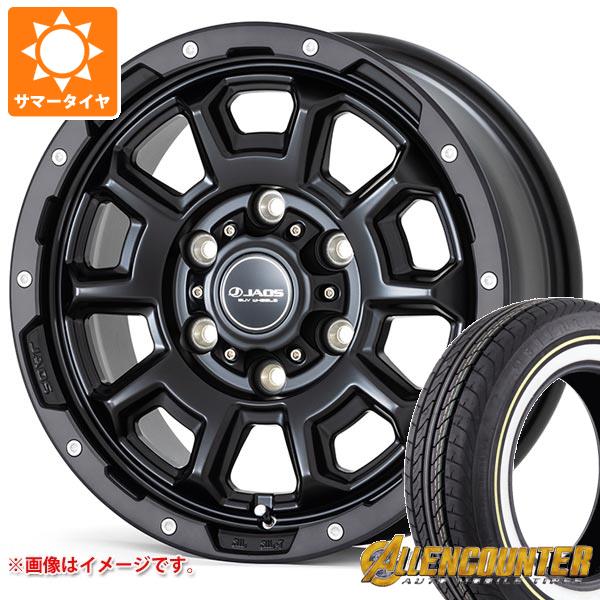 ハイエース 200系用 サマータイヤ オーレンカウンター クラシックオーバル 215/65R16C 109/107T ホワイト/イエローリボン ジャオス アダマス BL5 6.5-16 タイヤホイール4本セット