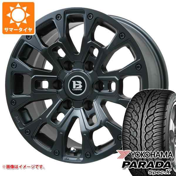 ハイラックス 120系用 サマータイヤ ヨコハマ パラダ スペック-X PA02 275/55R20 117V REINF Bラグナス BRD  8.5-20 タイヤホイール4本セの通販はau PAY マーケット - タイヤ1番 | au PAY マーケット－通販サイト