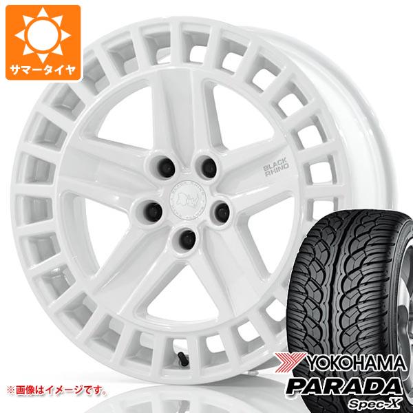5本セット ランドローバー ディフェンダー L663用 サマータイヤ ヨコハマ パラダ スペック-X PA02 275/55R20 117V REINF ブラックライノ オールストン タイヤホイール5本セット 214,813円