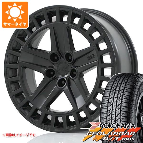 5本セット ランドローバー ディフェンダー L663用 サマータイヤ ヨコハマ ジオランダー A/T G015 275/55R20 117H XL ブラックレター ブラックライノ オールストン タイヤホイール5本セットの通販は