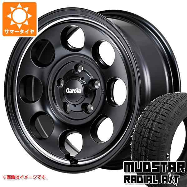 T31エクストレイル用 サマータイヤ マッドスター ラジアル A/T 215/65R16C 109/107L ホワイトレター ガルシア パーム8 7.0-16 タイヤホイの通販は
