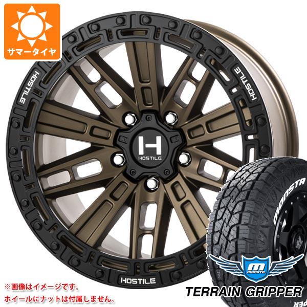 ジープ ラングラー JK/JL系用 サマータイヤ モンスタ テレーングリッパー LT285/70R17 121/118R ホワイトレター ホスタイル H129 モハベ タイヤホイール4本セット 221,800円