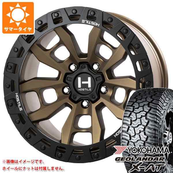 ジープ ラングラー JK/JL系用 サマータイヤ ヨコハマ ジオランダー X-AT G016 LT275/70R17 114/110R ブラックレター  HOSTILE H129 モハベの通販はau PAY マーケット - タイヤ1番 | au PAY マーケット－通販サイト