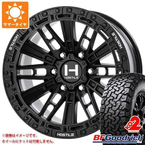 ランドクルーザー プラド 150系用 サマータイヤ BFグッドリッチ オールテレーンT/A KO2 LT285/70R17 121/118R  ホワイトレター HOSTILE H1の通販はau PAY マーケット タイヤ1番 au PAY マーケット－通販サイト