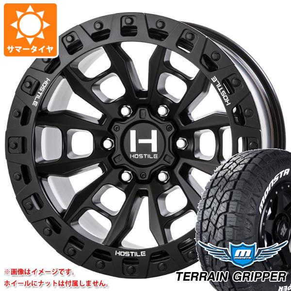 ランドクルーザー プラド 150系用 サマータイヤ モンスタ テレーングリッパー 265/70R17 115T ホワイトレター HOSTILE H130 クランドン 9.0-17 タイヤホイール4本セットの通販は 189,800円