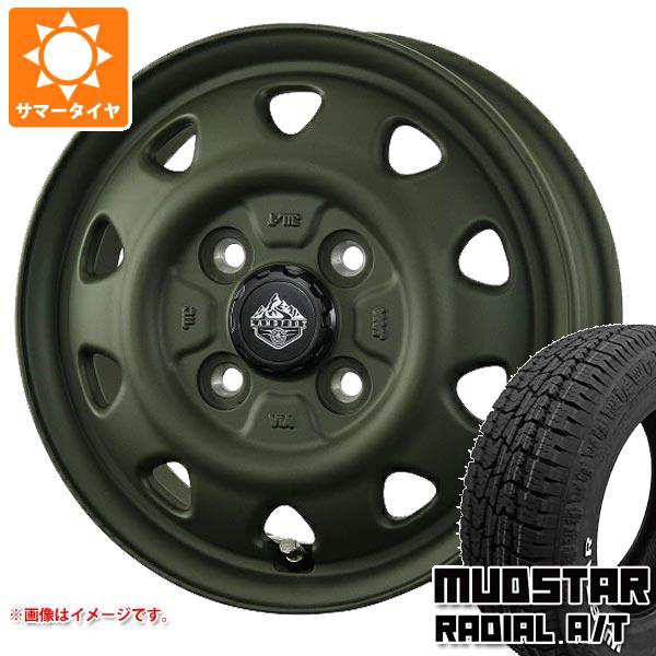 MUDSTAR 165/65R15 サマータイヤホイールセット ハスラー etc (MUDSTAR MT u0026 Precious ASTM4 4穴  100)