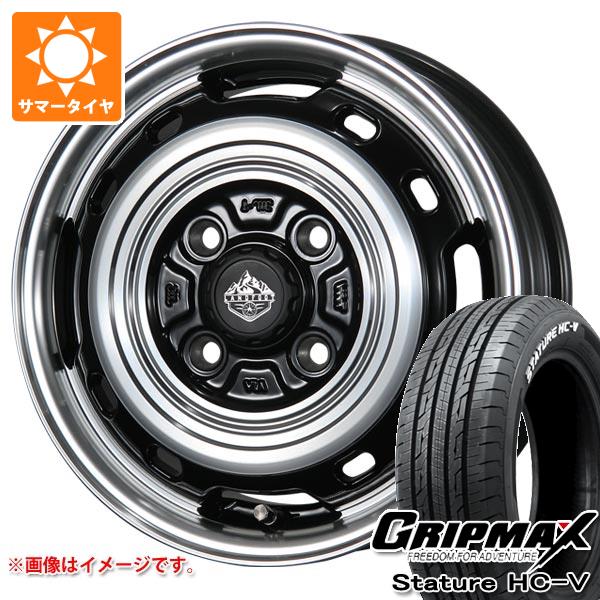ハイゼットカーゴ S320系用 サマータイヤ グリップマックス スタチャー HC-V 145/80R12 80/78Q ホワイトレター ランドフット XFG 3.5-12 の通販は