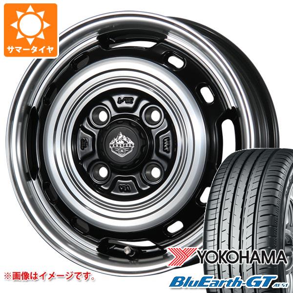 タフト LA900系用 サマータイヤ ヨコハマ ブルーアースGT AE51 175/65R15 84H ランドフット XFG 4.5-15 タイヤホイール4本セット