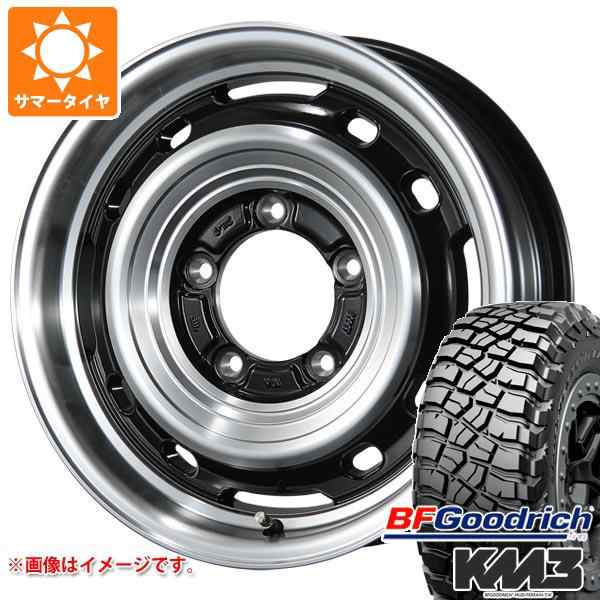 5本セット ジムニー JB64W用 サマータイヤ BFグッドリッチ マッドテレーンT/A KM3 LT205/80R16 111/108Q ランドフット XFG 5.5-16 タイヤの通販は