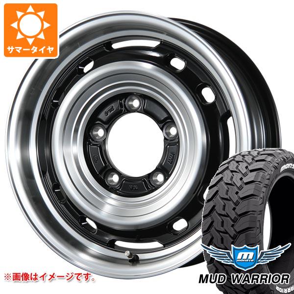 5本セット ジムニー JB64W用 2026年製 サマータイヤ モンスタ マッドウォーリアー LT215/70R16 107/105Q ホワイトレター ランドフット XFG 5.5-16 タイヤホイール5本セット