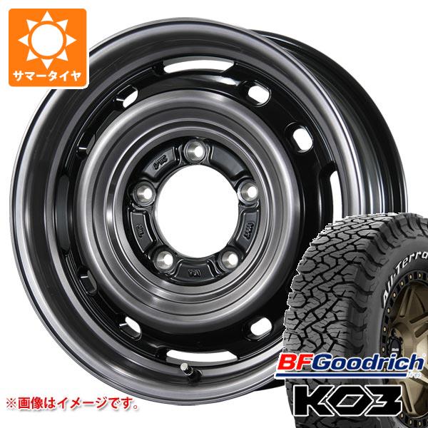 5本セット スズキ ジムニーシエラ JB74W用 2026年製 サマータイヤ BFグッドリッチ オールテレーンT/A KO3 LT235/70R16 110/107S ホワイトレター ランドフット XFG 6.0-16 タイヤホイール5本セット
