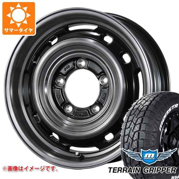 ジムニー用 サマータイヤ モンスタ テレーングリッパー 175/80R16 91S ホワイトレター ランドフット XFG 5.5-16  タイヤホイール4本セット｜au PAY マーケット