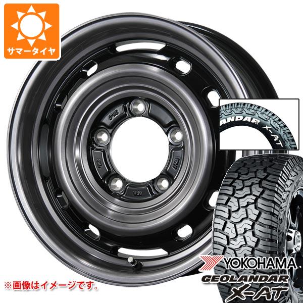 スズキ ジムニー用 サマータイヤ ヨコハマ ジオランダー X-AT G016 185/85R16 105/103N LT ホワイトレター ランドフット XFG 5.5-16 タイヤホイール4本セットの通販は