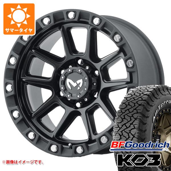 トヨタ ハイラックス 120系用 サマータイヤ BFグッドリッチ オールテレーンT/A KO3 LT265/65R17 116/113S ホワイトレター MKW M205 8.5-17 タイヤホイール4本セット