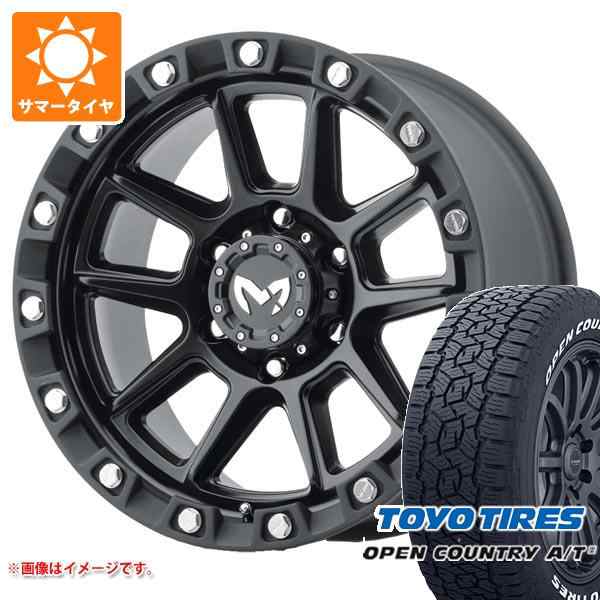 ランドクルーザー プラド 150系用 サマータイヤ トーヨー オープンカントリー A/T3 265/70R17 115T ホワイトレター MKW M205 8.5-17 タイの通販は