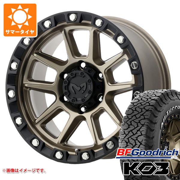 トヨタ ハイラックス 120系用 サマータイヤ BFグッドリッチ オールテレーンT/A KO3 LT265/65R17 116/113S ホワイトレター MKW M205 8.5-17 タイヤホイール4本セット