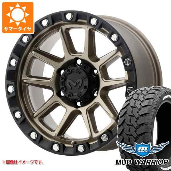 ランドクルーザー プラド 150系用 サマータイヤ モンスタ マッドウォーリアー LT265/70R17 121/118Q ホワイトレター MKW  M205 8.5-17 タイヤホイール4本セットの通販はau PAY マーケット - タイヤ1番 | au PAY マーケット－通販サイト