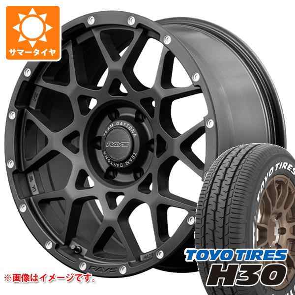 ハイエース 200系用 サマータイヤ トーヨー H30 215/65R16 C 109/107R ホワイトレター レイズ デイトナ M8 6.5-16 タイヤホイール4本セッの通販は