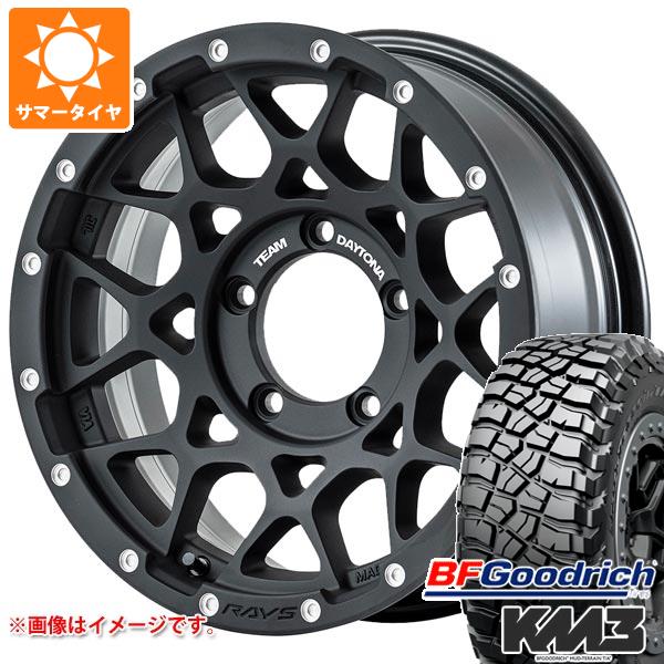 5本セット スズキ ジムニーノマド JC74W用 サマータイヤ BFグッドリッチ マッドテレーンT/A KM3 LT205/80R16 111/108Q レイズ デイトナ M8 6.0-16 タイヤホイール5本セット 156,250円
