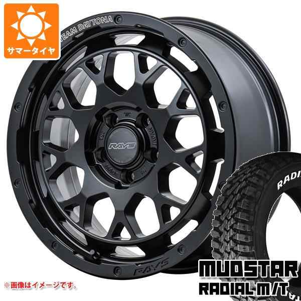 T31エクストレイル用 サマータイヤ マッドスター ラジアル M/T 215/70R16 100T ホワイトレター レイズ デイトナ M9+ 7.0-16 タイヤホイール4本セットの通販は