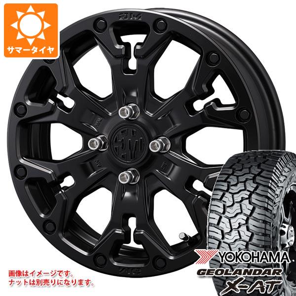 エブリイバン DA17V用 2026年製 サマータイヤ ヨコハマ ジオランダー X-AT G016 LT165/65R14 81/78Q ブラックレター G016A クリムソン MG ゴーレム ジュニア 4.5-14 タイヤホイール4本セット