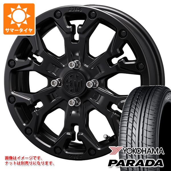 2026年製 サマータイヤ 165/55R14 95/93N ヨコハマ パラダ PA03 ブラックレター クリムソン MG ゴーレム ジュニア 4.5-14 タイヤホイール4本セット