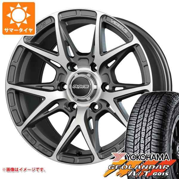 FJクルーザー 10系用 サマータイヤ ヨコハマ ジオランダー A/T G015 P285/70R17 117T アウトラインホワイトレター  ナイトロパワー H12 ショットガン 8.0-17 タイヤホイール4本セット：タイヤ1番OFF-ROAD - 車用品・バイク用品