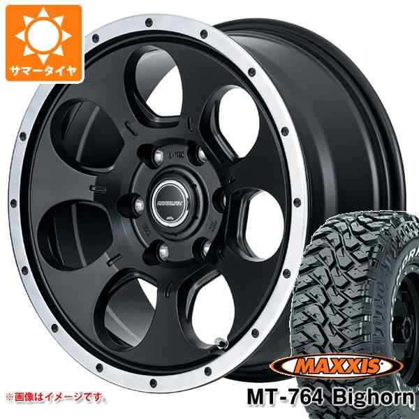 サマータイヤ 265/70R17 118/115Q 8PR マキシス MT-764 ビッグホーン ホワイトレター ロードマックス WO-7 7.5-17 タイヤホイール4本セッの通販は