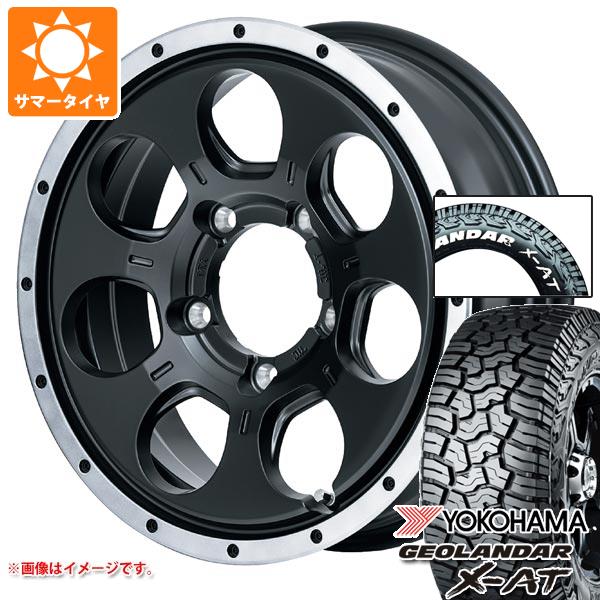 スズキ ジムニー用 サマータイヤ ヨコハマ ジオランダー X-AT G016 185/85R16 105/103N LT ホワイトレター ロードマックス WO-7 5.5-16 タイヤホイール4本セットの通販は