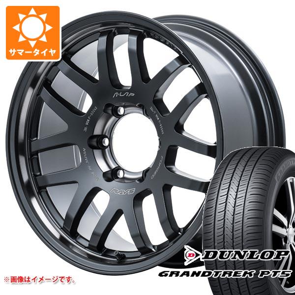 ハイラックス 120系用 サマータイヤ ダンロップ グラントレック PT5 265/60R18 110V レイズ エーラップ 07X 2324 LTD 8.0-18 タイヤホイール4本セット
