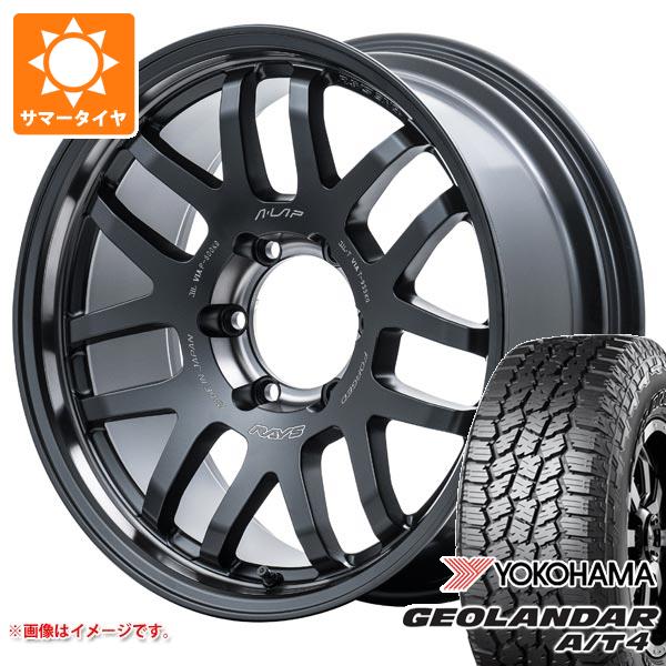 トヨタ ハイラックス 120系用 サマータイヤ 2026年製 ヨコハマ ジオランダー A/T4 G018 265/60R18 110H ブラックレター レイズ エーラップ 07X 2324 LTD 8.0-18 タイヤホイール4本セット
