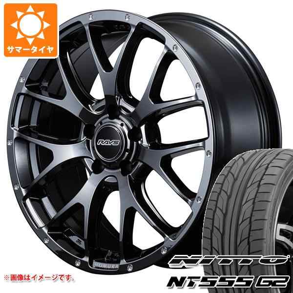 サマータイヤ 225/40R18 92Y XL ニットー NT555 G2 レイズ ホムラ