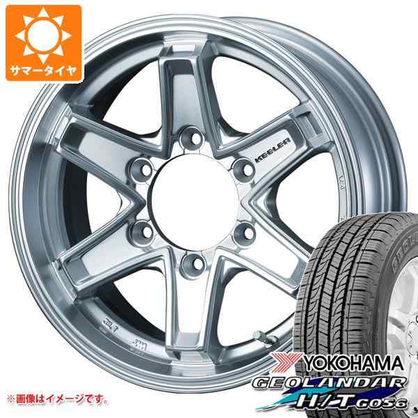 ハイエース 200系用 サマータイヤ 2024年製 ヨコハマ ジオランダー H/T G056 195/80R15 107/105L LT ホワイトレター キーラー タクティクの通販は 107,600円