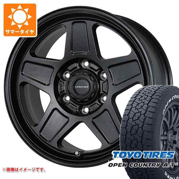 5本セット FJクルーザー 10系用 サマータイヤ トーヨー オープンカントリー A/T3 265/70R17 115T ホワイトレター ランドフット GWD 8.0-1の通販は