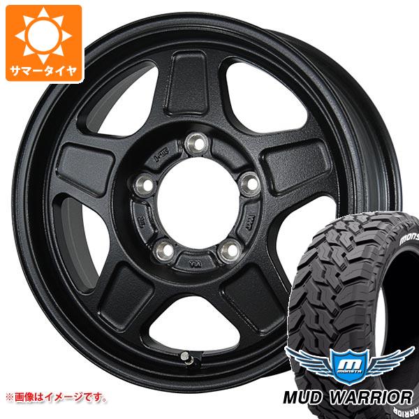 スズキ ジムニーノマド JC74W用 2026年製 サマータイヤ モンスタ マッドウォーリアー LT215/70R16 107/105Q ホワイトレター ランドフット GWD 5.5-16 タイヤホイール4本セット
