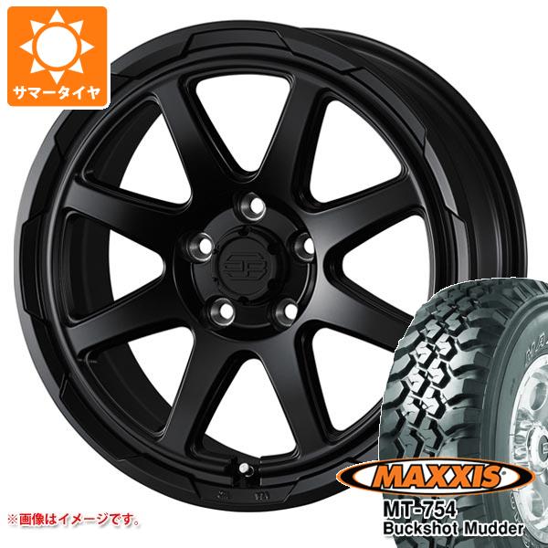 タウンエース バン 400系用 サマータイヤ マキシス MT-754 バックショットマッダー 195R14C 106/104R 8PR アウトラインホワイトレター スタットベルク 5.0-14 タイヤホイール4本セット