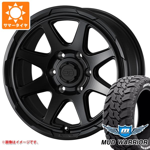 ランドクルーザー プラド 150系用 サマータイヤ モンスタ マッドウォーリアー LT265/70R17 121/118Q ホワイトレター スタットベルク 8.0-17 タイヤホイール4本セット