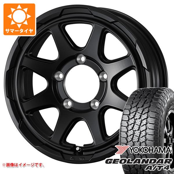 スズキ ジムニーノマド JC74W用 サマータイヤ ヨコハマ ジオランダー A/T4 G018 LT225/75R16 115/112S ブラックレター スタットベルク 6.0-16 タイヤホイール4本セット 148,600円