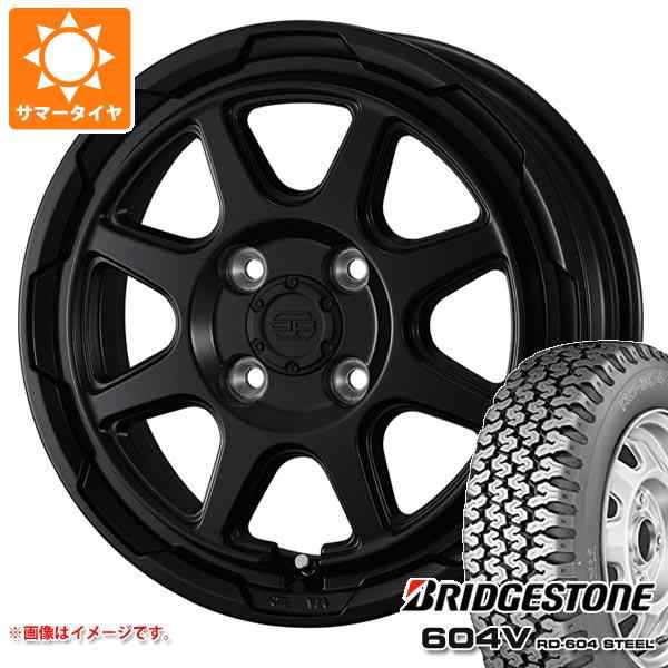 キャリイ DA16T用 サマータイヤ ブリヂストン 604V RD-604 スチール 155R12 6PR (155/80R12 83/81N相当)  スタットベルク 3.5-12 タイヤホの通販はau PAY マーケット - タイヤ1番 | au PAY マーケット－通販サイト