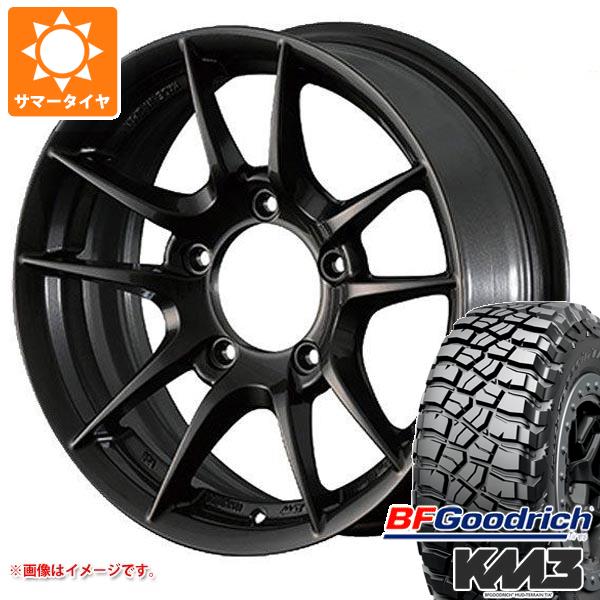 5本セット ジムニー JB64W用 サマータイヤ BFグッドリッチ マッドテレーンT/A KM3 LT225/75R16 115/112Q アピオ ワイルドボア Z 5.5-16 タイヤホイール5本セット