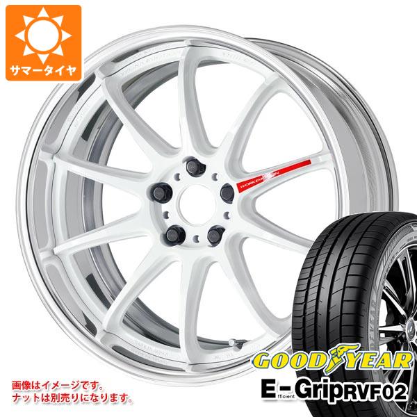サマータイヤ 245/40R20 99W XL グッドイヤー エフィシエントグリップ RVF02 ワーク エモーション ZR10 2P 8.5-20 タイヤホイール4本セット