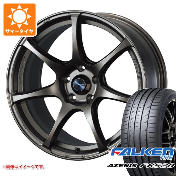 サマータイヤ 225/45R18 95Y XL ファルケン アゼニス FK520L ウェッズスポーツ SA-75R 8.0-18 タイヤホイール4本セット