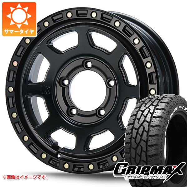 5本セット ジムニー用 サマータイヤ グリップマックス マッドレイジ R/T MAX 175/80R16 91S ホワイトレター MLJ エクストリームJ XJ07 5.5-16 タイヤホイール5本セット