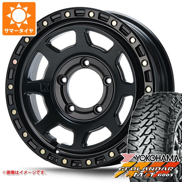 5本セット ジムニーシエラ JB74W用 サマータイヤ ヨコハマ ジオランダー M/T G003 LT215/70R16 100/ 97Q MLJ エクストリームJ XJ07 6.0-16 タイヤホイール5本セットの通販は