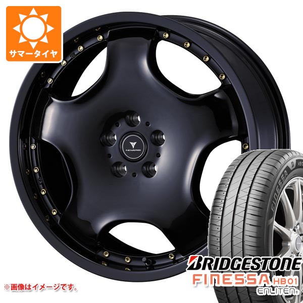 サマータイヤ 245/40R18 97W XL ブリヂストン フィネッサ HB01 ノヴァリス アセット D1 8.0-18 タイヤホイール4本セット