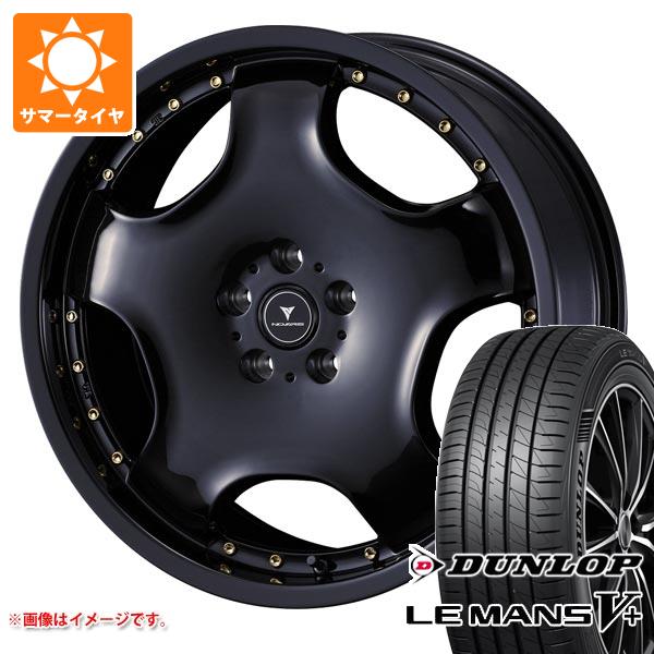 サマータイヤ 245/45R19 98W ダンロップ ルマン5 LM5+ ノヴァリス アセット D1 8.0-19 タイヤホイール4本セット
