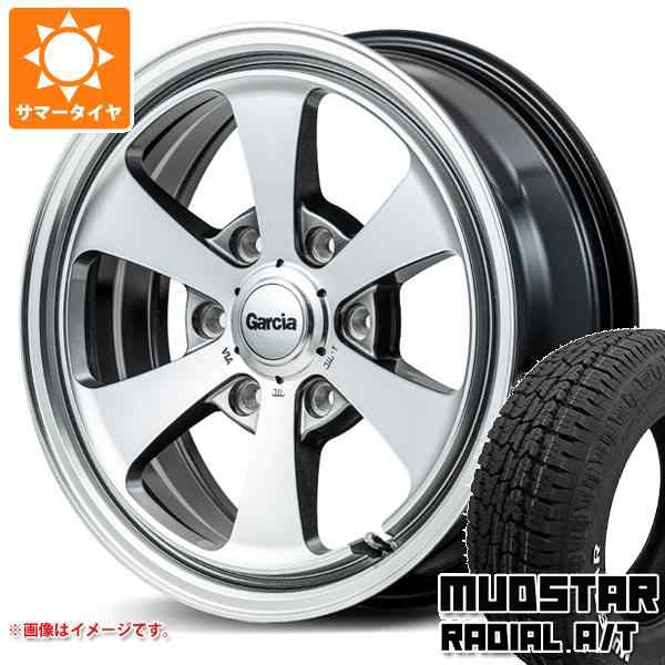 ハイエース 200系用 サマータイヤ マッドスター ラジアル A/T 215/65R16C 109/107L ホワイトレター ガルシア ダラス6 6.5-16 タイヤホイの通販は